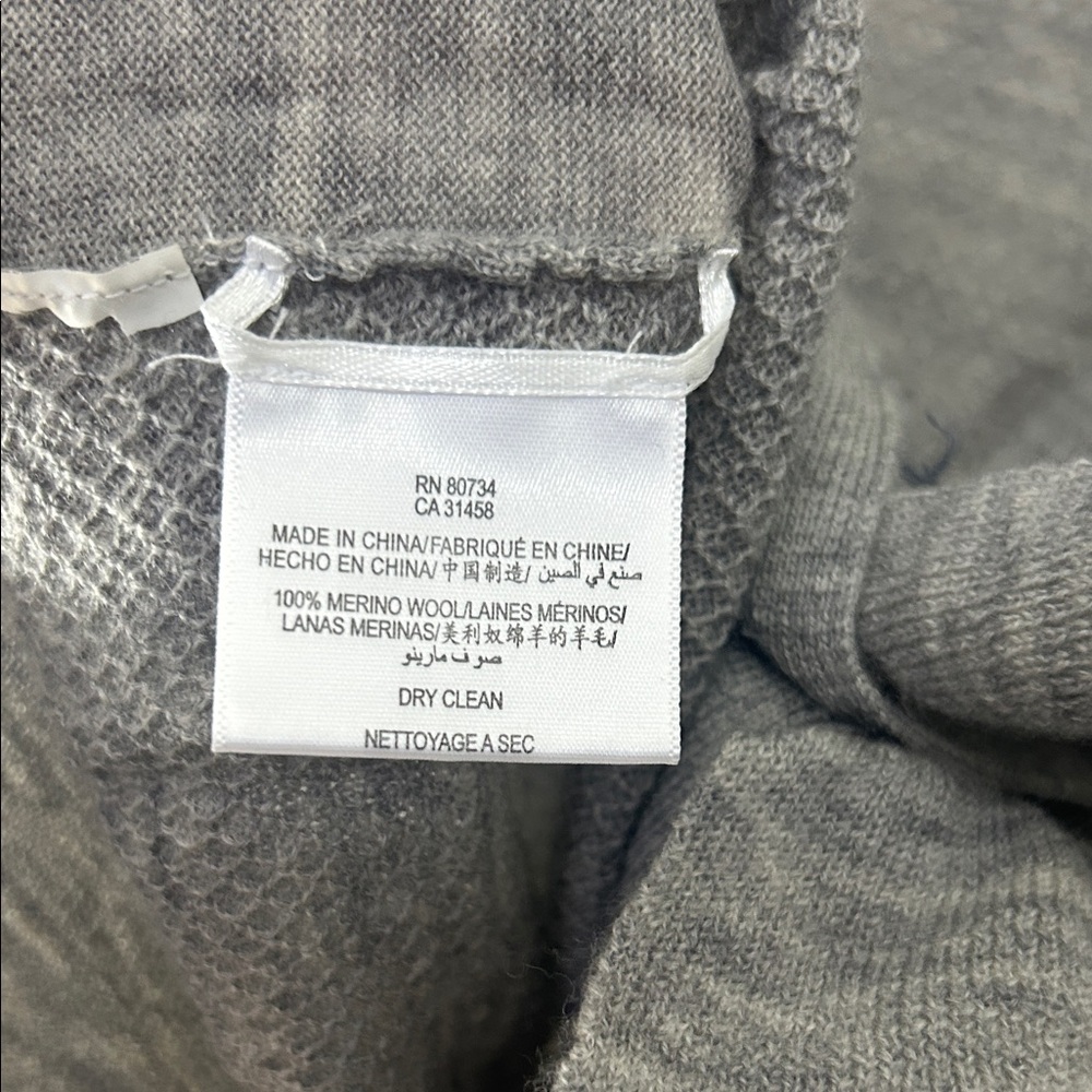 BCBGMaxAzria Gray Ruffle Cardigan - Picture 4 of 8